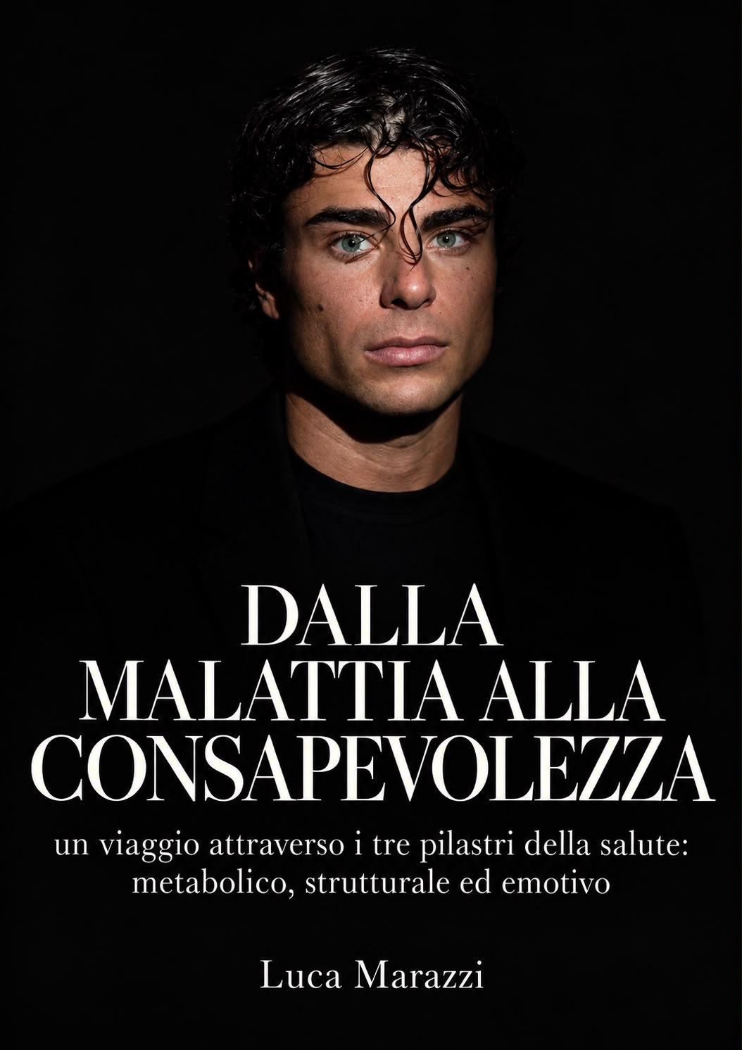 Copertina del libro Dalla malattia alla consapevolezza di Luca Marazzi